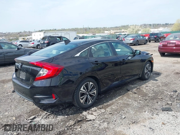 2017 Honda Civic Sedan EX-T with VIN 19XFC1F32HE204861, listed as a IAAI auction lot 42031039 with 61,043 mi miles. Bid and sale history available at carsss.com. Image 4.