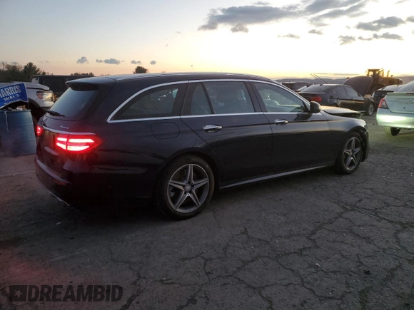 2017 Mercedes-Benz E-Class E 400 Luxury with VIN WDDZH6GB4HA197826, listed as a Copart auction lot 82554174 with 92,824 mi miles and Salvage Title. Bid and sale history available at carsss.com. Image 3.