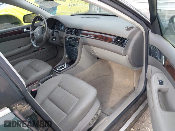 2004 Audi A6 z VIN WAUCD64B04N076324, wystawiony jako IAAI lot #42106102 z przebiegiem 193 992 mil mil oraz . Historia ofert i sprzedaży dostępna na DreamBid. Obrazek 5.