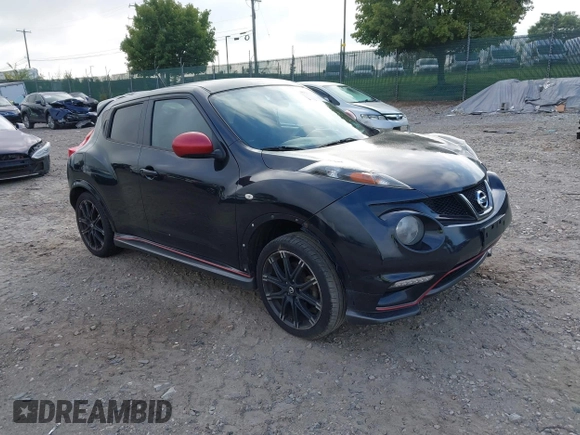 2014 Nissan Juke S with VIN JN8AF5MV3ET363957, listed as a IAAI auction lot 40133471 with 110,565 mi miles. Bid and sale history available at carsss.com. Image 1.