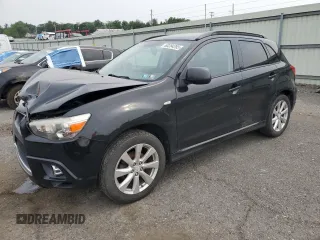 2012 Mitsubishi Outlander SE with VIN JA4AR4AU9CZ009003, listed as a Copart auction lot 60284255 with 144,830 mi miles and Salvage title. Bid and sale history available at DreamBid. Image 1.