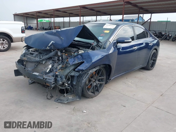 2013 Nissan Maxima SV with VIN 1N4AA5AP7DC800881, listed as a IAAI auction lot 42281857 with 223,098 mi miles and . Bid and sale history available at DreamBid. Image 2.
