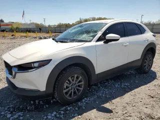 2021 Mazda CX-30 2.5 S with VIN 3MVDMAAL3MM304171, listed as a Copart auction lot 50447725 with 35,361 mi miles and Salvage Title. Bid and sale history available at carsss.com. Image 1.