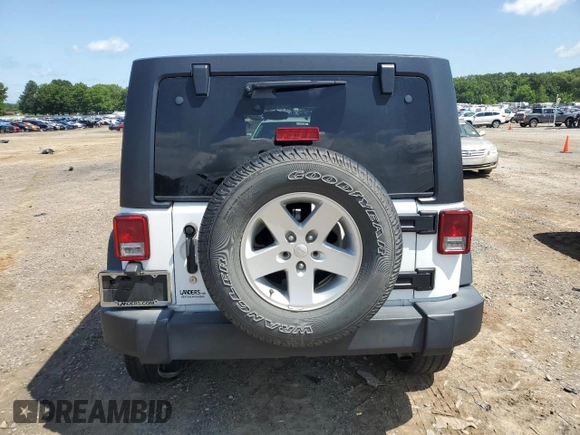 2017 Jeep Wrangler Unlimited Sport with VIN 1C4BJWDG3HL506870, listed as a Copart auction lot 61603535 with 189,636 mi miles and Clean title. Bid and sale history available at DreamBid. Image 6.