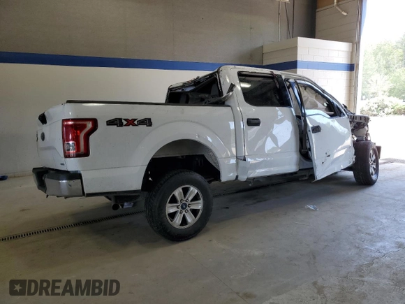 2016 Ford F-150 XLT with VIN 1FTEW1E89GFC59392, listed as a Copart auction lot 57724375 with Not provided miles and Salvage title. Bid and sale history available at DreamBid. Image 3.