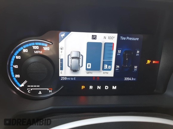 2024 Ford Bronco Wildtrak z VIN 1FMEE2BP1RLB27070, wystawiony jako Copart lot #54312945 z przebiegiem 3 354 mil mil oraz Szkoda całkowita • Salvage title. Historia ofert i sprzedaży dostępna na DreamBid. Obrazek 9.