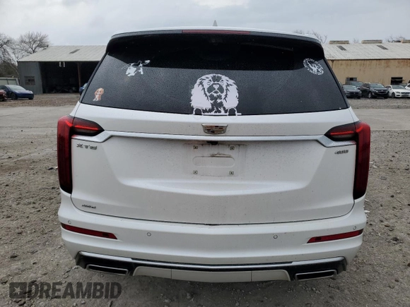 2022 Cadillac XT6 Premium Luxury z VIN 1GYKPFRS0NZ150862, wystawiony jako Copart lot #44926695 z przebiegiem 39 627 mil mil oraz Szkoda całkowita • Salvage title. Historia ofert i sprzedaży dostępna na DreamBid. Obrazek 6.