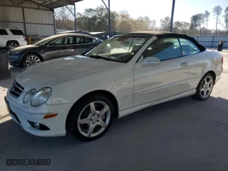 2007 Mercedes-Benz CLK-Class 5.5L with VIN WDBTK72F57T083742, listed as a Copart auction lot 83351094 with 195,768 mi miles and Non Repairable. Bid and sale history available at carsss.com. Image 1.