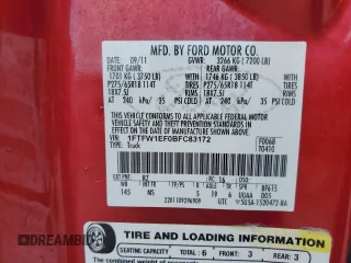 2011 Ford F-150 XL with VIN 1FTFW1EF0BFC83172, listed as a Copart auction lot 68005254 with Not Provided miles and Salvage Title. Bid and sale history available at carsss.com. Image 14.
