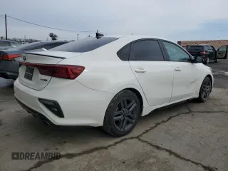 2020 Kia Forte GT-Line with VIN 3KPF34AD9LE200252, listed as a Copart auction lot 42927995 with 56,340 mi miles and Salvage Title. Bid and sale history available at carsss.com. Image 3.