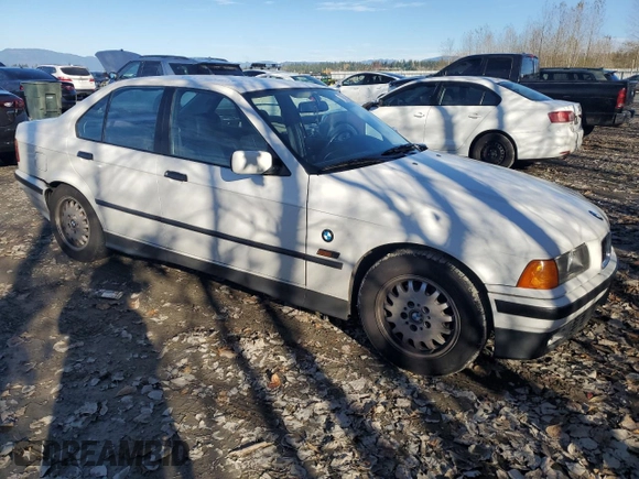 1995 BMW 3 Series 325i with VIN WBACB4326SFM22346, listed as a Copart auction lot 79960304 with 71,071 mi miles and Salvage Title. Bid and sale history available at carsss.com. Image 4.