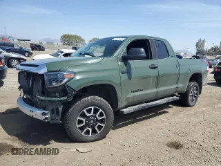 2021 Toyota Tundra SR with VIN 5TFUY5F10MX992838, listed as a Copart auction lot 52979485 with 55,537 mi miles and Salvage title. Bid and sale history available at DreamBid. Image 1.