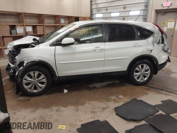 2014 Honda CR-V EX with VIN 5J6RM4H57EL032284, listed as a IAAI auction lot 41041055 with 40,443 mi miles. Bid and sale history available at carsss.com. Image 2.