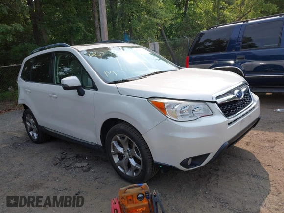 2015 Subaru Forester Touring with VIN JF2SJAWC9FH573973, listed as a IAAI auction lot 42380080 with 87,938 mi miles and . Bid and sale history available at DreamBid. Image 1.