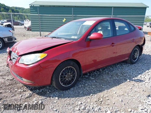 2009 Hyundai Elantra GLS with VIN KMHDU46D69U677160, listed as a IAAI auction lot 42393190 with 100,275 mi miles and . Bid and sale history available at DreamBid. Image 2.