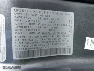 2009 Porsche Cayenne GTS with VIN WP1AD29P49LA61351, listed as a IAAI auction lot 40810730 with 213,628 mi miles. Bid and sale history available at carsss.com. Image 9.