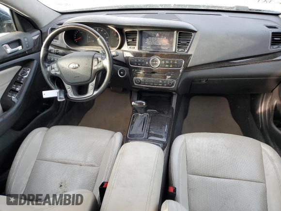 2014 Kia Cadenza Premium with VIN KNALN4D72E5122525, listed as a Copart auction lot 72458234 with 212,900 mi miles and Salvage Title. Bid and sale history available at carsss.com. Image 8.