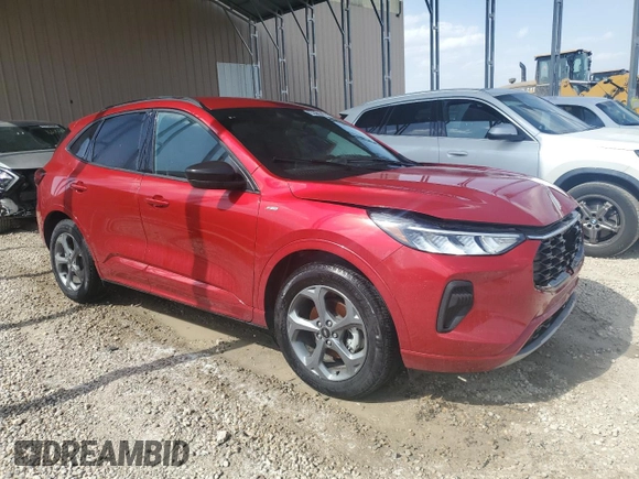 2024 Ford Escape ST-Line with VIN 1FMCU0MN4RUA41823, listed as a Copart auction lot 49218735 with 16,006 mi miles and Clean Title. Bid and sale history available at DreamBid. Image 4.