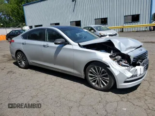 2017 Genesis G80 3.8L with VIN KMHGN4JE0HU172286, listed as a Copart auction lot 58486865 with 83,202 mi miles and Clean title. Bid and sale history available at DreamBid. Image 4.