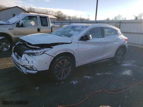 2018 Infiniti QX30 Premium with VIN SJKCH5CR1JA043588, listed as a Copart auction lot 79271663 with 70,534 mi miles. Bid and sale history available at carsss.com. Image 1.