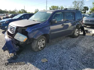 2013 Honda Pilot LX with VIN 5FNYF3H23DB001160, listed as a Copart auction lot 61399195 with 202,235 mi miles and Salvage title. Bid and sale history available at DreamBid. Image 1.