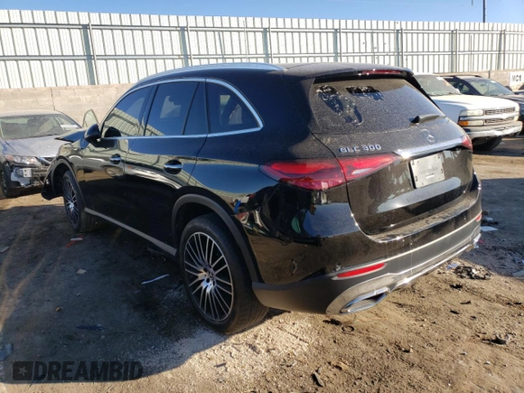 2024 Mercedes-Benz GLC with VIN W1NKM4GB4RF175186, listed as a Copart auction lot 88354755 with 0 mi miles and Salvage Title. Bid and sale history available at carsss.com. Image 2.