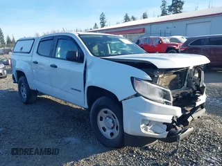 2019 Chevrolet Colorado 2WD Work Truck with VIN 1GCGSBEA5K1126261, listed as a IAAI auction lot 41387823 with 124,840 mi miles. Bid and sale history available at carsss.com. Image 1.