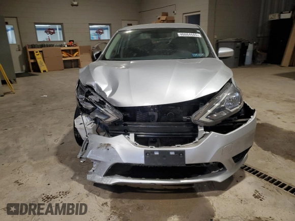 2017 Nissan Sentra S with VIN 3N1AB7AP0HY375622, listed as a Copart auction lot 46664685 with 74,703 mi miles and Salvage Title. Bid and sale history available at carsss.com. Image 5.