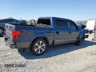 2019 Ford F-150 XL with VIN 1FTEW1E47KFC79887, listed as a Copart auction lot 45834535 with Not Provided miles and Salvage Title. Bid and sale history available at carsss.com. Image 3.