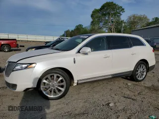 2012 Lincoln MKT EcoBoost with VIN 2LMHJ5AT7CBL50296, listed as a Copart auction lot 53883455 with 127,296 mi miles and Clean Title. Bid and sale history available at DreamBid. Image 1.