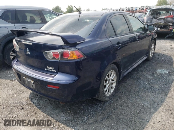2013 Mitsubishi Lancer ES with VIN JA32U2FU8DU609465, listed as a Copart auction lot 66134614 with 169,552 mi miles and Salvage Title. Bid and sale history available at carsss.com. Image 3.