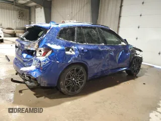 2022 BMW X3 M with VIN 5YM13EC00N9K19250, listed as a Copart auction lot 87113174 with 0 mi miles and Salvage Title. Bid and sale history available at carsss.com. Image 3.