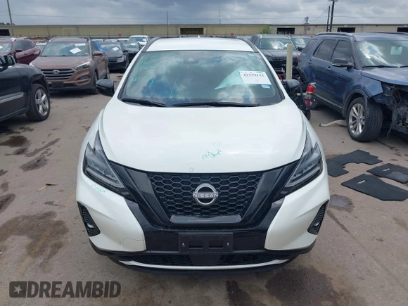 2023 Nissan Murano SV with VIN 5N1AZ2BJ2PC141944, listed as a IAAI auction lot 42159122 with 16,347 mi miles and . Bid and sale history available at DreamBid. Image 11.