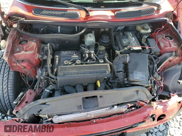 2004 MINI Hardtop with VIN WMWRC33484TJ53757, listed as a Copart auction lot 48534305 with 166,771 mi miles and Salvage Title. Bid and sale history available at DreamBid. Image 11.