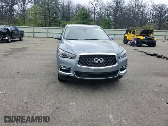 2019 Infiniti QX60 Pure z VIN 5N1DL0MM9KC532995, wystawiony jako Copart lot #57875135 z przebiegiem 70 024 mil mil oraz Szkoda całkowita • Salvage title. Historia ofert i sprzedaży dostępna na DreamBid. Obrazek 15.