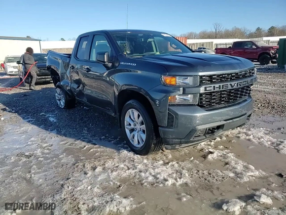 2019 Chevrolet Silverado 1500 Custom with VIN 1GCRWBEF2KZ237389, listed as a Copart auction lot 89350395 with 89,707 mi miles and Salvage Title. Bid and sale history available at carsss.com. Image 13.