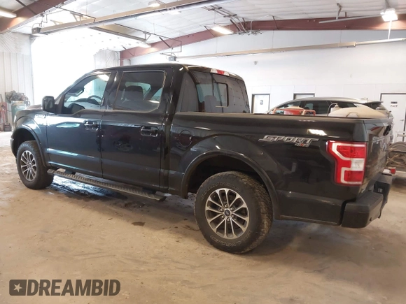 2018 Ford F-150 XL with VIN 1FTEW1EP8JFB43342, listed as a IAAI auction lot 41985525 with 147,839 mi miles and . Bid and sale history available at carsss.com. Image 3.