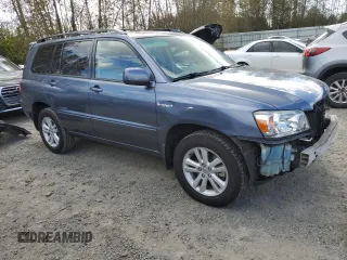2007 Toyota Highlander Hybrid with VIN JTEHW21A970046744, listed as a Copart auction lot 72814474 with 80,305 mi miles and Salvage Title. Bid and sale history available at carsss.com. Image 4.