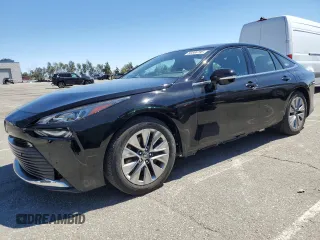 2023 Toyota Mirai XLE with VIN JTDAAAAAXPA009582, listed as a Copart auction lot 50566795 with 17,366 mi miles and Salvage Title. Bid and sale history available at carsss.com. Image 1.