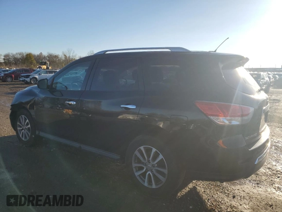 2016 Nissan Pathfinder Platinum with VIN 5N1AR2MN1GC615298, listed as a Copart auction lot 80783834 with 72,877 mi miles and Salvage Title. Bid and sale history available at carsss.com. Image 2.
