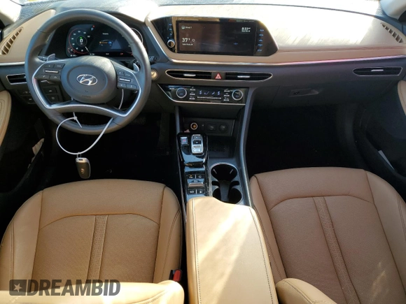 2022 Hyundai Sonata Hybrid Limited with VIN KMHL54JJ7NA042904, listed as a Copart auction lot 42278663 with 29,714 mi miles. Bid and sale history available at carsss.com. Image 8.
