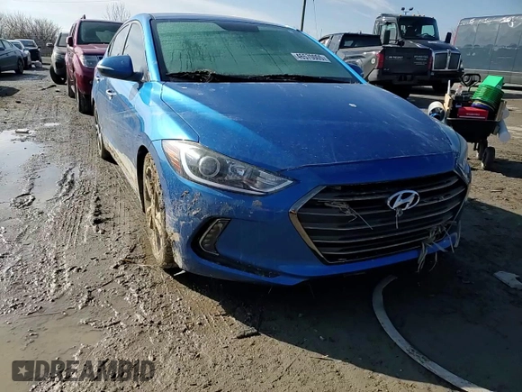 2017 Hyundai Elantra Limited with VIN 5NPD84LF2HH006608, listed as a Copart auction lot 46570005 with Not Provided miles and Salvage Title. Bid and sale history available at DreamBid. Image 11.