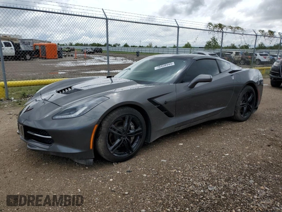2015 Chevrolet Corvette 2LT with VIN 1G1YD2D77F5109649, listed as a Copart auction lot 70458944 with 47,467 mi miles and Salvage Title. Bid and sale history available at carsss.com. Image 1.
