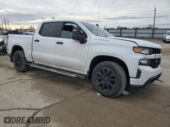 2019 Chevrolet Silverado 1500 Custom with VIN 3GCUYBEFXKG701159, listed as a Copart auction lot 85421754 with 95,432 mi miles and Salvage Title. Bid and sale history available at DreamBid. Image 4.