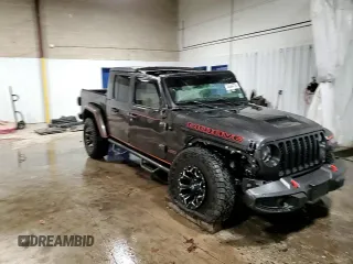 2023 Jeep Gladiator Mojave with VIN 1C6JJTEG4PL575386, listed as a Copart auction lot 45464735 with 17,572 mi miles and Salvage title. Bid and sale history available at DreamBid. Image 14.