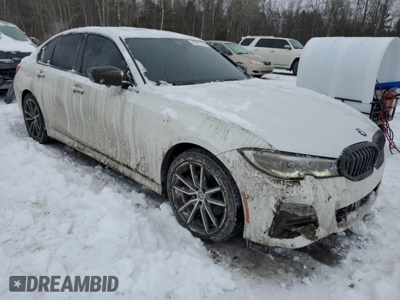 2020 BMW 3 Series 330i xDrive with VIN 3MW5R7J00L8B12632, listed as a Copart auction lot 43011785 with 74,845 mi miles and Clean Title. Bid and sale history available at carsss.com. Image 4.