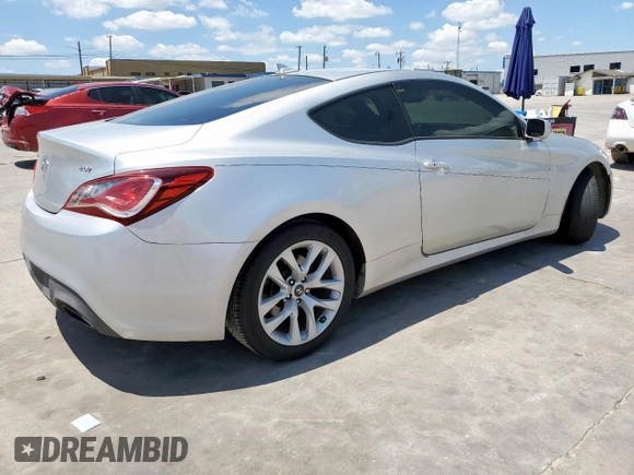 2013 Hyundai Genesis Coupe Premium with VIN KMHHT6KD8DU104968, listed as a Copart auction lot 56409685 with Not provided miles and Salvage title. Bid and sale history available at DreamBid. Image 3.