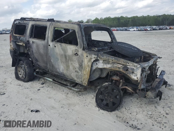 2006 Hummer H3 with VIN 5GTDN136268134259, listed as a Copart auction lot 51930325 with 0 mi miles and Non Repairable. Bid and sale history available at carsss.com. Image 4.