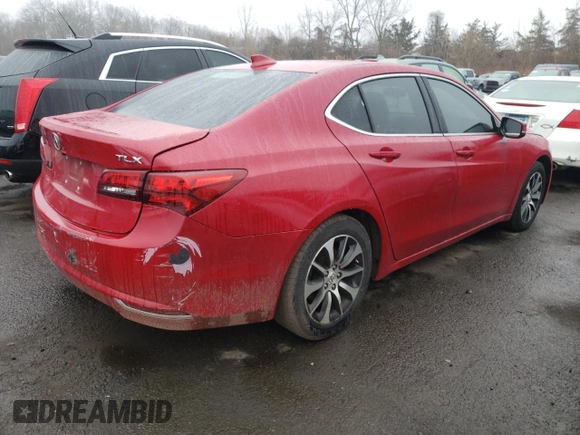 2017 Acura TLX with VIN 19UUB1F33HA009981, listed as a Copart auction lot 48927265 with 172,711 mi miles and Salvage Title. Bid and sale history available at carsss.com. Image 3.