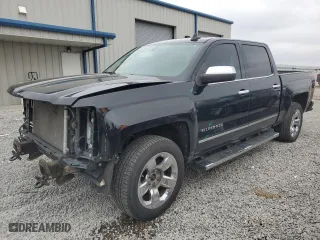 2015 Chevrolet Silverado 1500 LTZ with VIN 3GCUKSEC9FG418863, listed as a Copart auction lot 45115165 with 140,398 mi miles and Salvage Title. Bid and sale history available at carsss.com. Image 1.
